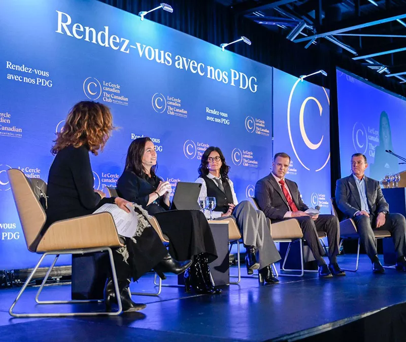 Kim Thomassin au Cercle canadien de Montréal.