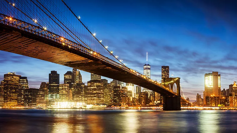 Photo du centre-ville de New-York.