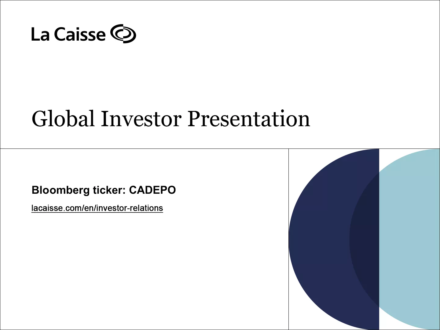 Global Investors Presentation