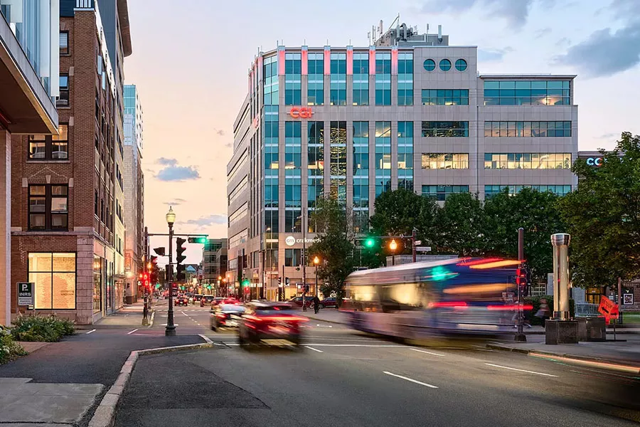 Centre-ville en action.